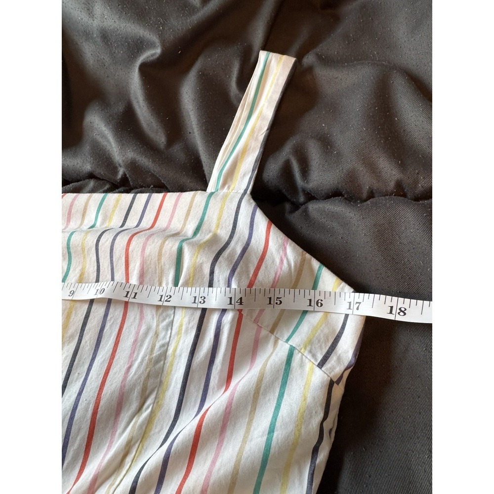 J Crew Candy Striped Full Length Fit & Flare Sundress With Pockets S/M - Picture 11 of 12